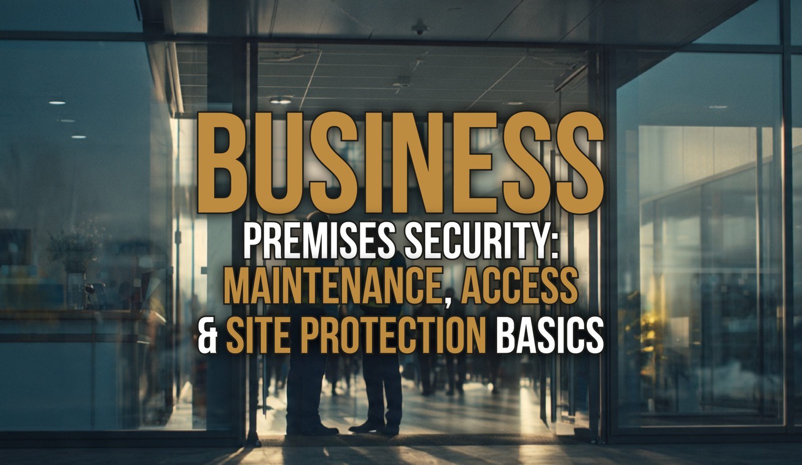 Business Premises Security: Maintenance, Access and Site Protection Basics
