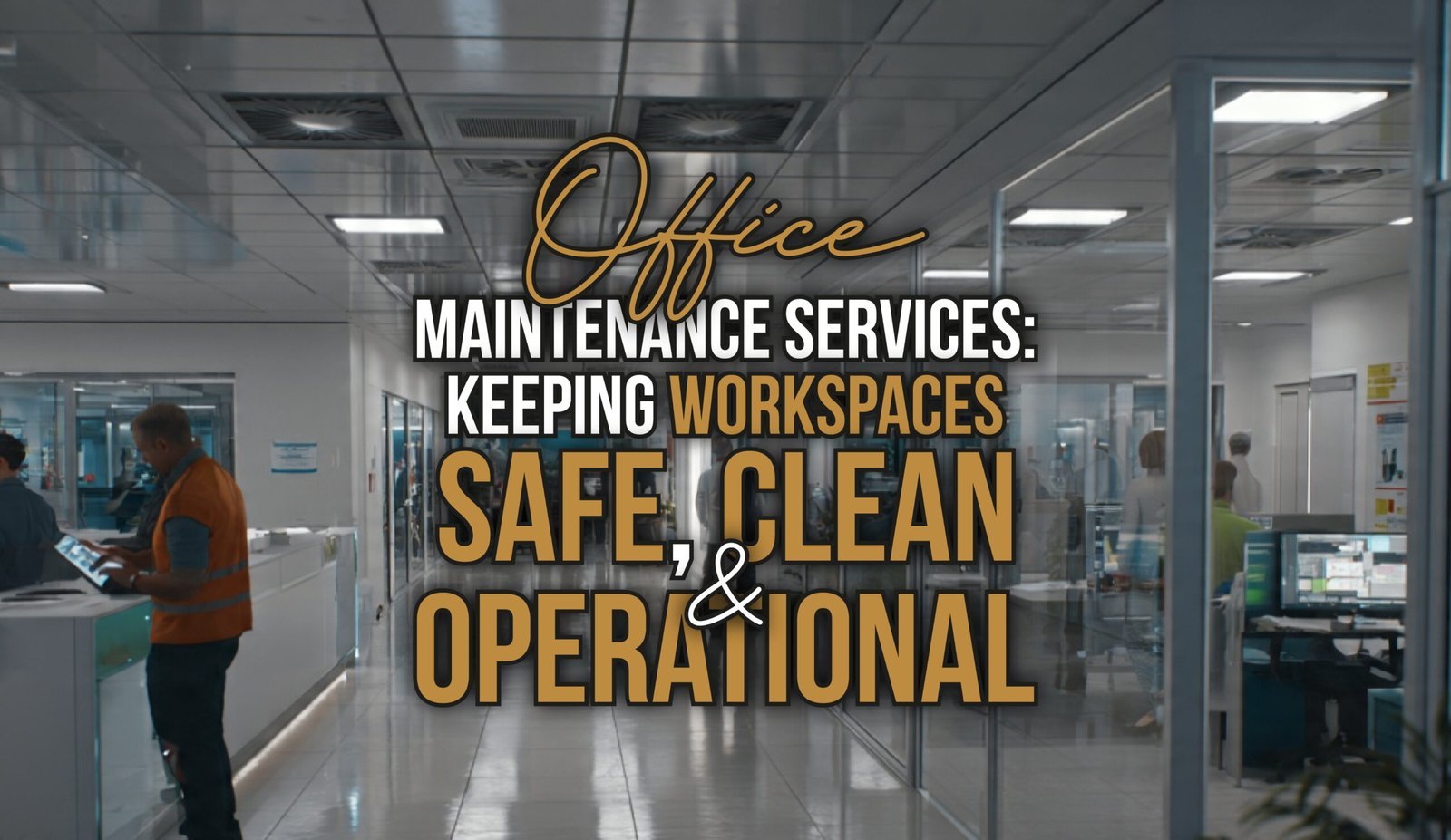 Office Maintenance Services: Keeping Workspaces Safe, Clean and Operational